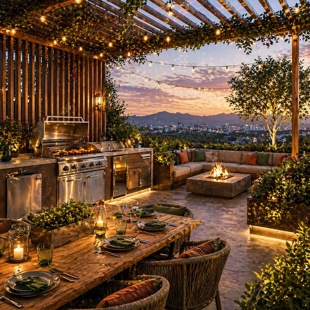 BBQ Area — Hill Crest amenity