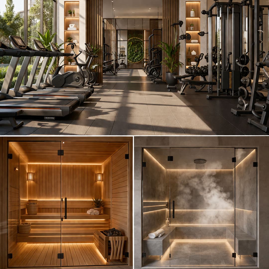 Gym & Spa — Hill Crest amenity